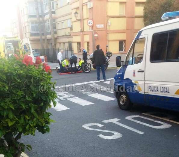 Imagen de archivo de un atropello en Telde (Foto TA)